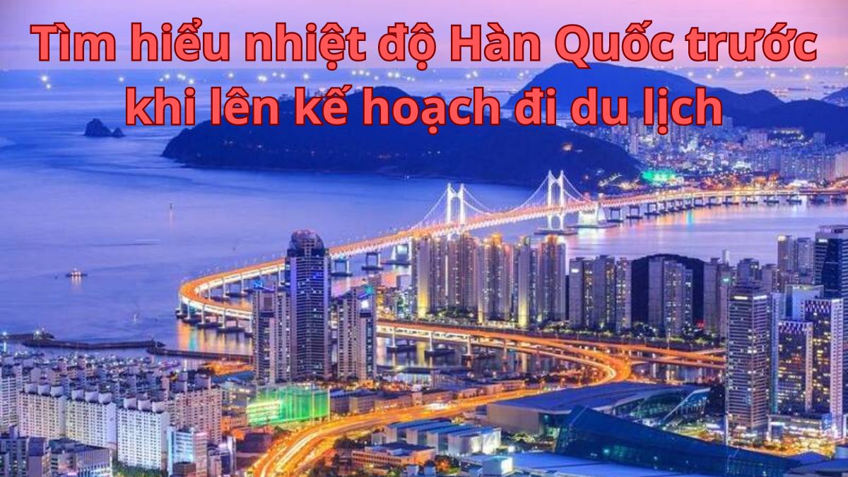 Nhiệt độ ở Hàn Quốc